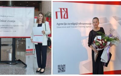 Veliko priznanje za našu školu: učiteljice Irena Graovac i Matilda Šimunović dobitnice Oskara zvanja